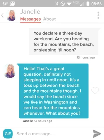 tinder icebreaker