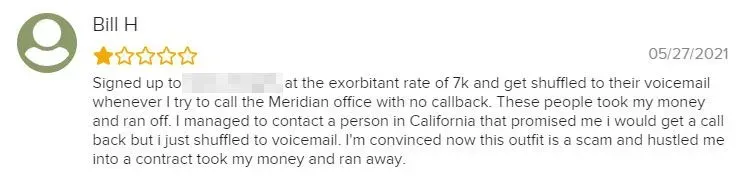 1 star review about an Idaho matchmaker