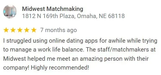 Midwest Matchmaking review on Google