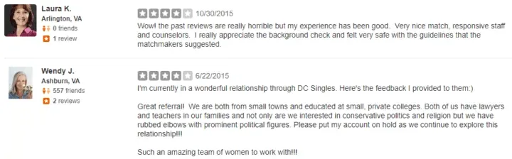 DC Singles not recommended reviews