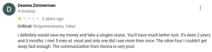 1 star Perfectly Matched review