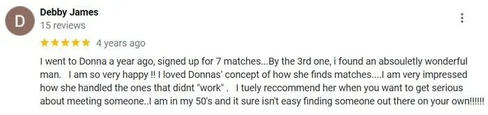 5-star Donna Shugrue review