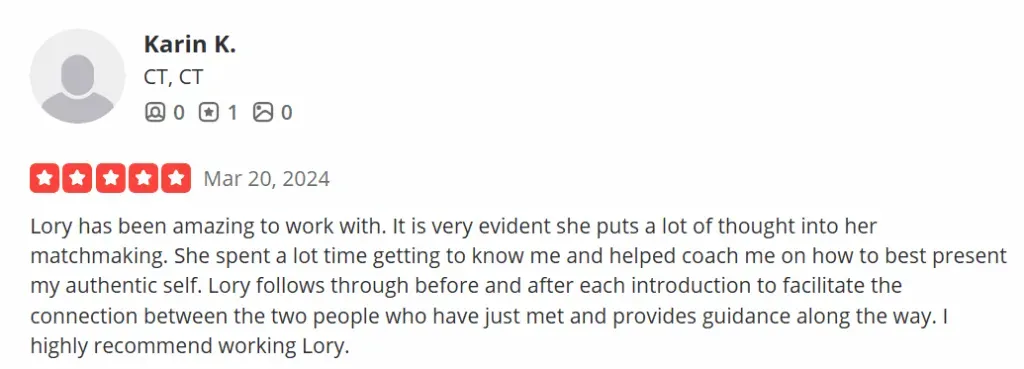 Greenwich matchmaker review