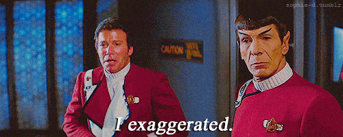 exaggerated