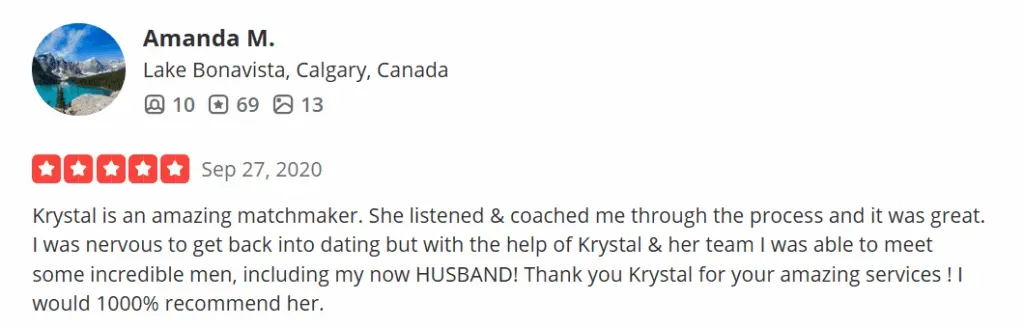 5 star Krystal Walter review
