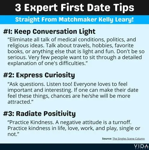 First Date Tips from Matchmaker Kelly Leary