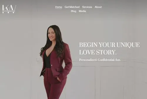 Krystal Walter Matchmaking offers services for Calgary singles
