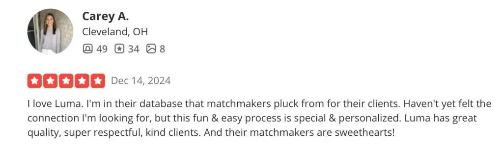 LUMA Matchmaking review