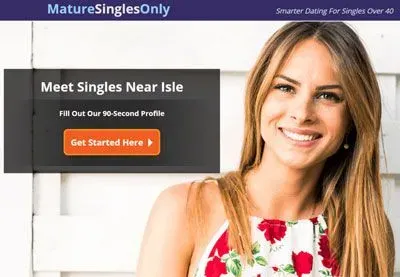 Mature Singles Only links you with a matchmaker or a dating site