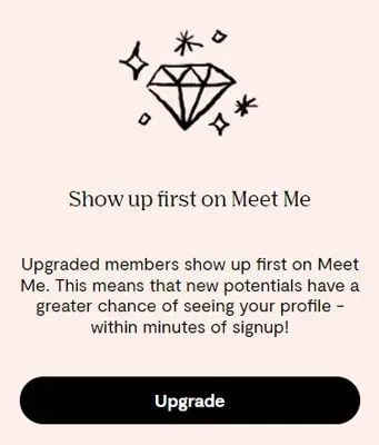 Show up first on Meet Me notification