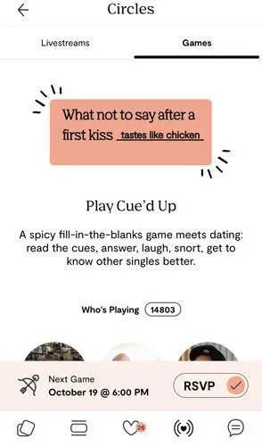 POF Cue'd Up game