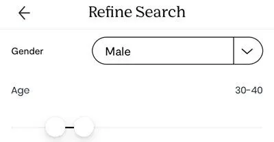 POF age range example with round numbers