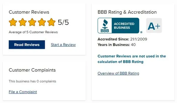 Personal Touch Matchmaking BBB rating of A+