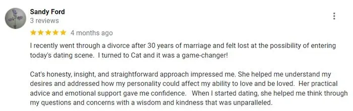 5-star Cat Cantrill review on Google