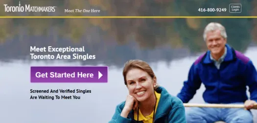 Toronto Matchmakers offers services for professional singles