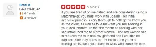 Yelp reviews Joann Cohen