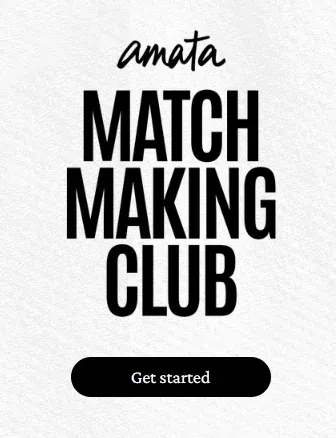 Amata matchmaking club is for singles who want an AI matchmaker