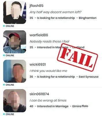 awful headline examples on POF