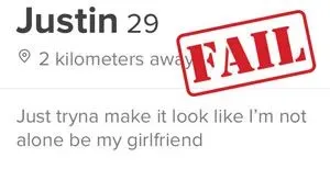 example of a bad tinder profile for guys