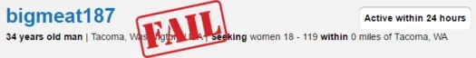 bad username for online dating
