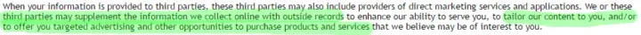 privacy policy for Maryland Matchmakers