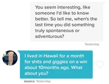 Good Tinder icebreaker