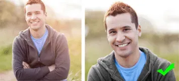 high contrast Tinder tip