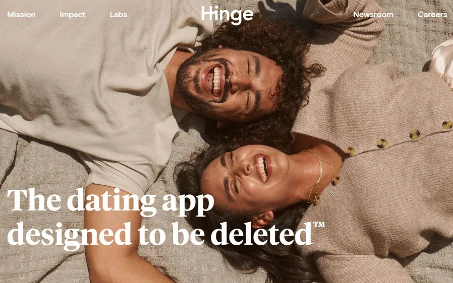 Hinge dating app for singles looking for a serious relationship