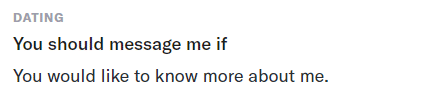 okcupid don't example