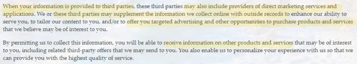 Monterey Bay Matchmakers privacy policy